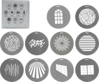Nanlite Zestaw Filtrów GOBO 1 dla projektora PJ-FMM