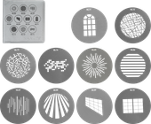 Nanlite Zestaw Filtrów GOBO 1 dla projektora PJ-FMM