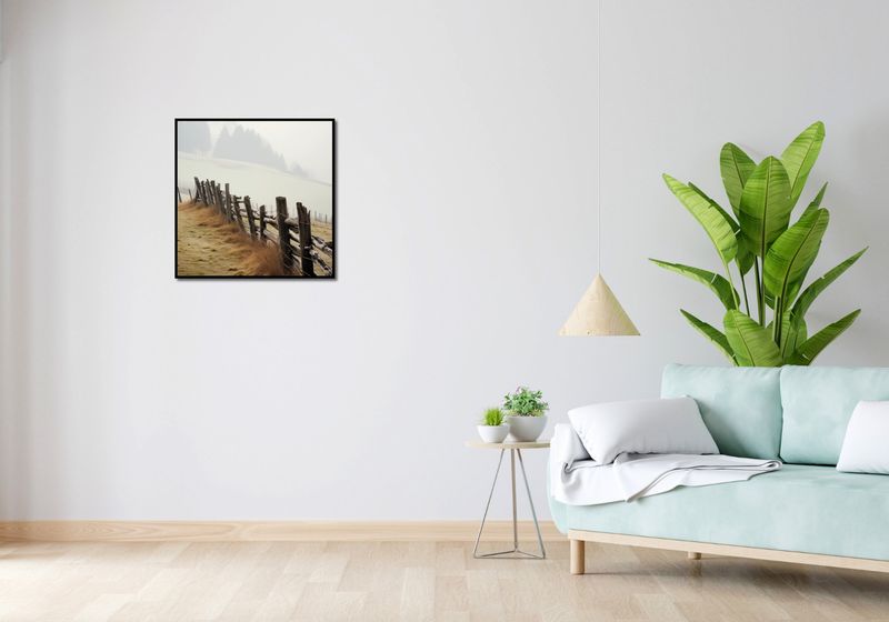 Plakat 60x60cm Spowity Mgłą zdjęcie 4