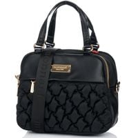 TOREBKA LISTONOSZKA MONNARI PIKOWANA SPORTOWA POJEMNA 3 KOMOROWA Czarny