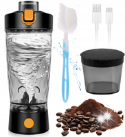 SHAKER DO BIAŁKA I ODŻYWEK BIDONY NA SIŁOWNIĘ ELEKTRYCZNY 550ML 1100mAh