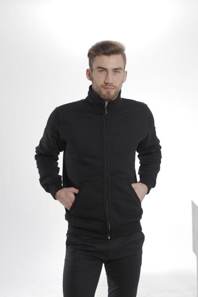 Bluza męska czarna Lesław Rozmiar - XXL zdjęcie 3