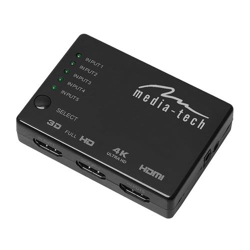 Media-Tech Przełącznik HDMI 5-portowy na Arena.pl