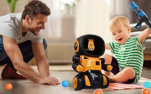 Zabawka Dla Dzieci Strzelanie do Celu Robot Roboschoot Licznik Punktów na Arena.pl