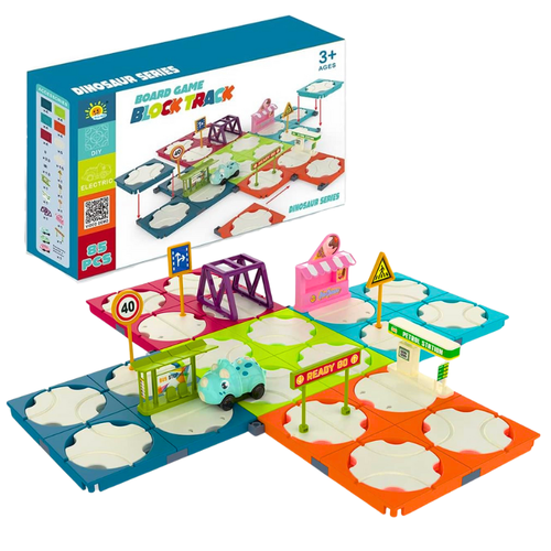 Zestaw Labirynt Drogowy Budowanie Trasy Pojazdy Znaki Drogowe Akcesoria na Arena.pl