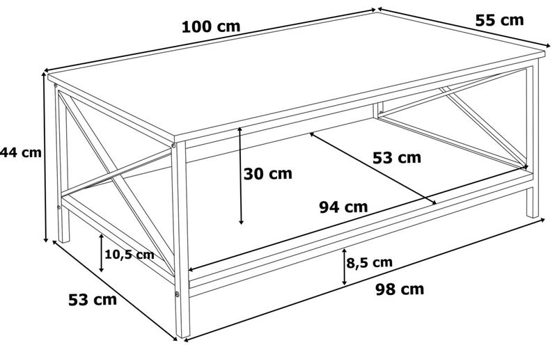 Ława HERNING MODERN OAK zdjęcie 9