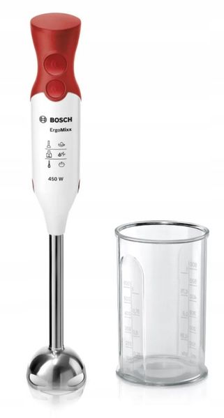 Blender ręczny Bosch MSM64110 450W Pojemnik Tryb Turbo Nóż QuattroBlade zdjęcie 11