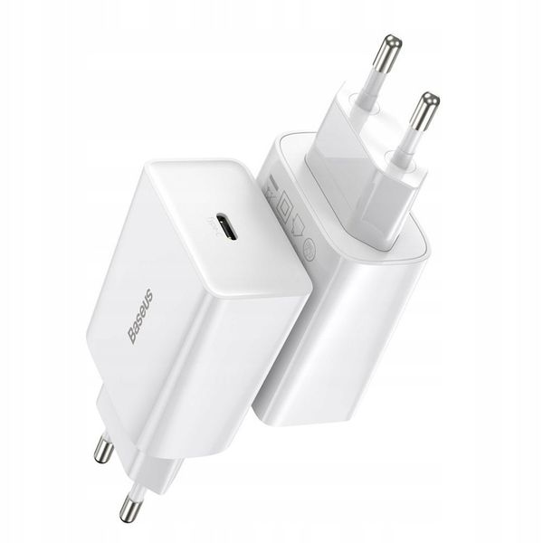 BASEUS SZYBKA ŁADOWARKA SIECIOWA MOCNA ZASILACZ USB-C TYPE-C QC 3.0 PD 20W zdjęcie 10