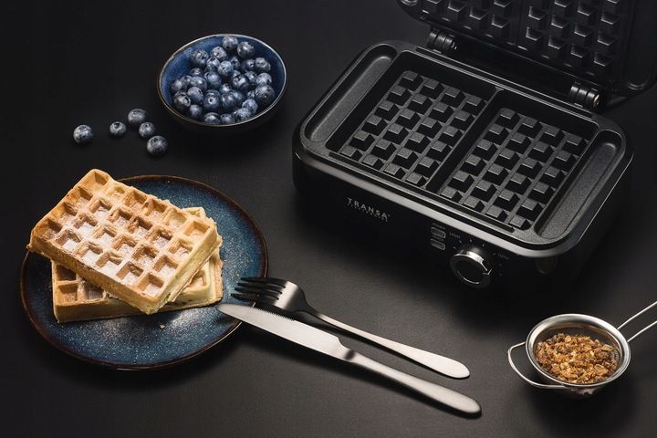 GOFROWNICA NA 2 DUŻE GOFRY REGULACJA TEMPERATURY i STOPNIA WYPIEKANIA 1500W zdjęcie 7