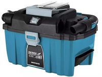 odkurzacz walizkowy akumulatorowy 10l 18v 0*ah sas+all - ded7075