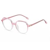 Okulary &Quot;Zerówki&Quot; Owal Złoto Gold Rose Ok242Wz3