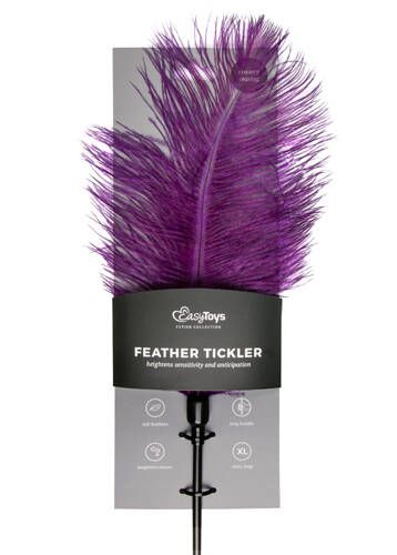 Piórko Do Pieszczot Purple Feather Tickler zdjęcie 1
