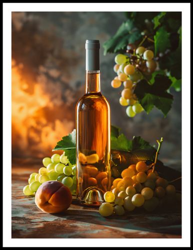 Plakat 60x80cm Bursztynowe Wino na Arena.pl