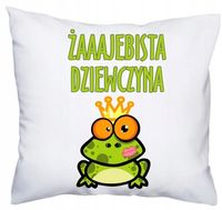 FOTO PODUSZKA śmieszny prezent na dzień kobiet