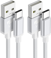 Kabel USB C Do USB A 2M 2Szt Szybkie Ładowanie Synchronizacja Biały