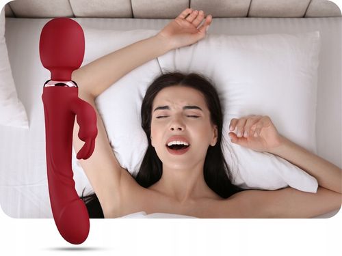 WIBRATOR KRÓLICZEK 3W1 PUNKTU G DAMSKI DWA SILNIKI MASAŻER DWUSTRONNY na Arena.pl