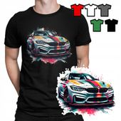 KOSZULKA T-SHIRT MĘSKI WZORY DO WYBORU - BMW AUTA SAMOCHODY - L