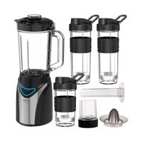 Zestaw Blender 1,2L 3 Bidony Młynek Wyciskarka Wkład Chłodzący Mocny 1300W