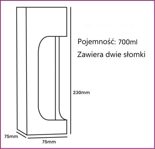 Assassins Creed Stencil - aluminiowa butelka, kubek 700 ml na Arena.pl