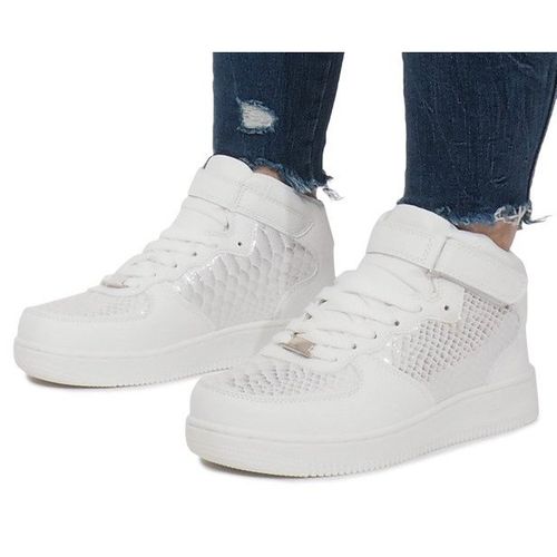 Białe Wysokie Trampki Force One r.38 na Arena.pl