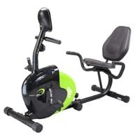 Rower stacjonarny treningowy poziomy R9259 PLUS HMS czarno-zielony