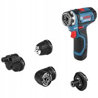 EXCLUSIVE - Bosch Professional GSR 12V-15FC Wkrętarka +4 nasadki 06019F600F