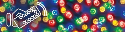 LAMPKI CHOINKOWE 400 LED TIMER STEROWANIE PILOTEM PROGRAMY TIMER ZEWNĘTRZNE na Arena.pl