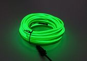 Światłowód EL WIRE Ambient Taśma LED 5m zielony