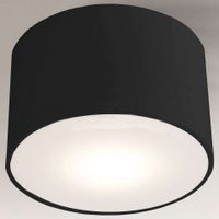 Plafon LAMPA sufitowa ZAMA 1128 Shilo natynkowa OPRAWA metalowa okrągła czarna