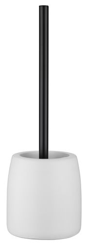 Szczotka WC z ceramicznym pojemnikiem biała mat industrialny loftowy styl na Arena.pl