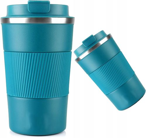 Kubek termiczny na kawę 510ML butelka termos napój  C61_Niebieski na Arena.pl