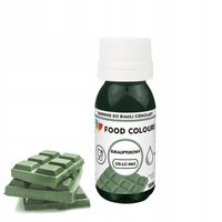 Barwnik Spożywczy Olejowy DO CZEKOLADY i mas tłustych 18ml ZIELONY EUKALIPT
