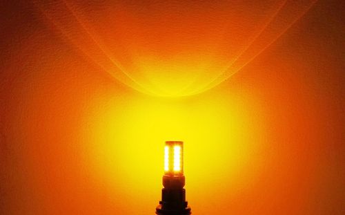 LED 7440 pomarańczowa 12-24V W21W canbus 1000lm na Arena.pl