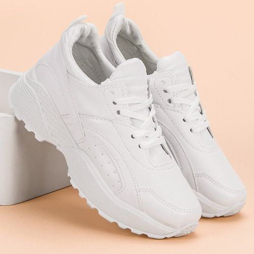 Białe Sneakersy Na Platformie r.39 na Arena.pl