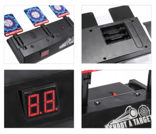 TARCZA elektroniczna do nerf STRZELNICA 3CELE E070 na Arena.pl