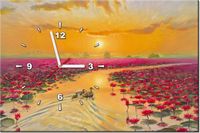 60CM 40CM ZEGAR OBRAZ KACZKI LILIACH DRUK PŁÓTNO RAMA