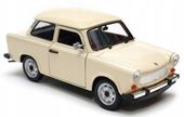 Metalowy Trabant 601 1:24 model WELLY kremowy