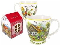 Kubek Porcelanowy "Wiejska Zagroda"