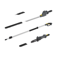 Teleskopowe nożyce akumulatorowe + piła 2w1 Rebel