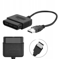 ADAPTER KONWERTER KONTROLER PADA PS2 DO USB PC PS3 wulu