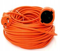 PRZEDŁUŻACZ OGRODOWY DO LAMPEK KOSIARKI BUDOWLANY GRUBY SZNUR 30m