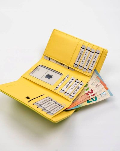 portfel damski średnich rozmiarów ze skóry ekologicznej - 4u cavaldi na Arena.pl