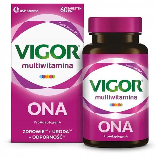 VIGOR Multiwitamina ONA dla kobiet 60 tabletek na Arena.pl