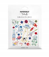 Paperself tatuaż kolorowy imprezowy damski UFO