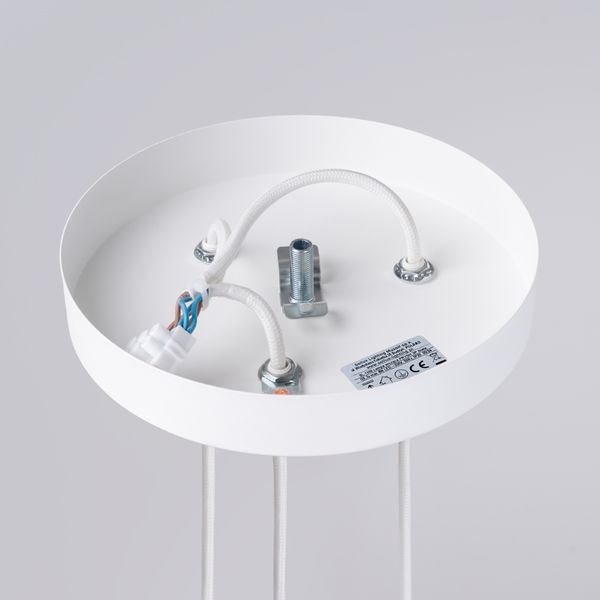 Lampa wisząca PRYSM 3P biała zdjęcie 4
