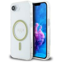 Etui Guess do iPhone 16e, Przezroczysty, MagSafe