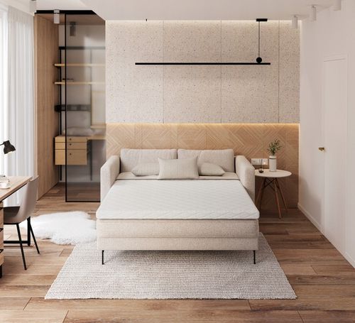 Materac nawierzchniowy 130x200 masujący wygodny 8cm topper na Arena.pl