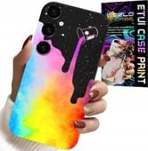 ETUI DO SAMSUNG GALAXY A05S - TĘCZOWE KOLOROWE WZORY, FARBA + FOLIA