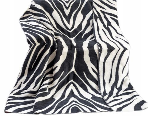 Koc Glamour Zebra 150x200 Greno na Arena.pl