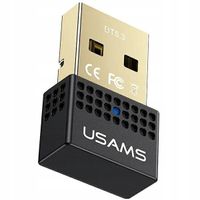 ADAPTER BLUETOOTH USAMS 5.3 DO KOMPUTERA LAPTOPA BEZPRZEWODOWY CZARNY
